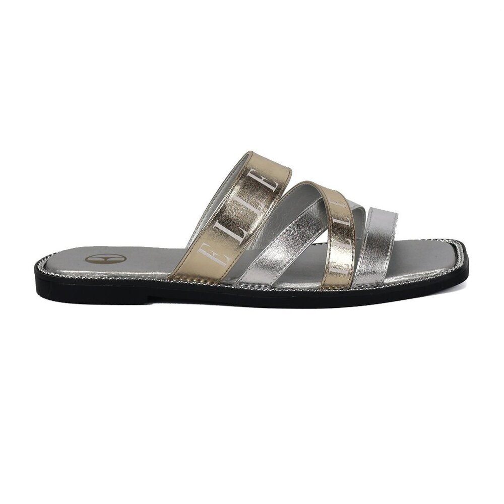 Oceana comfy fit classic ELLE women Sandal in Silver